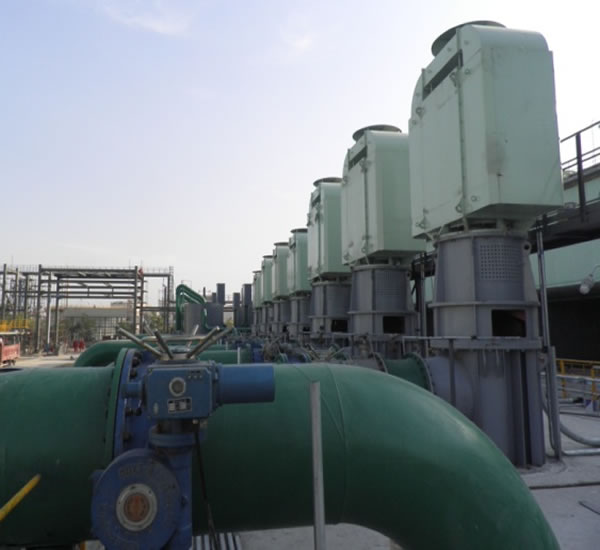 中石油寧夏石油500萬噸煉油改擴(kuò)建工程立式長軸泵